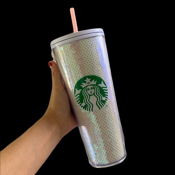 Starbucks Other - Starbucks pearl sequin tumbler